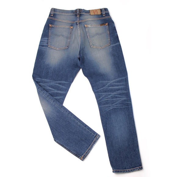 Nudie Jeans Brute Knut - Blue Hike W30/ L28 - Picture 5 of 13